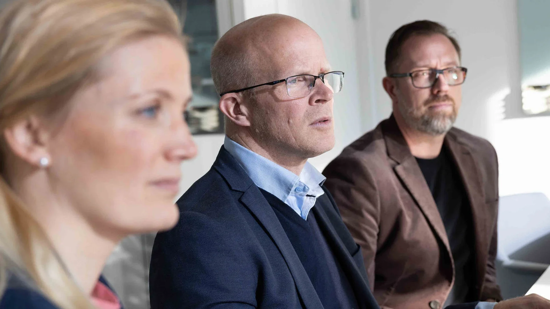 Sara Wejdenstolpe, Henrik Ingvarsson and Johan Larsson